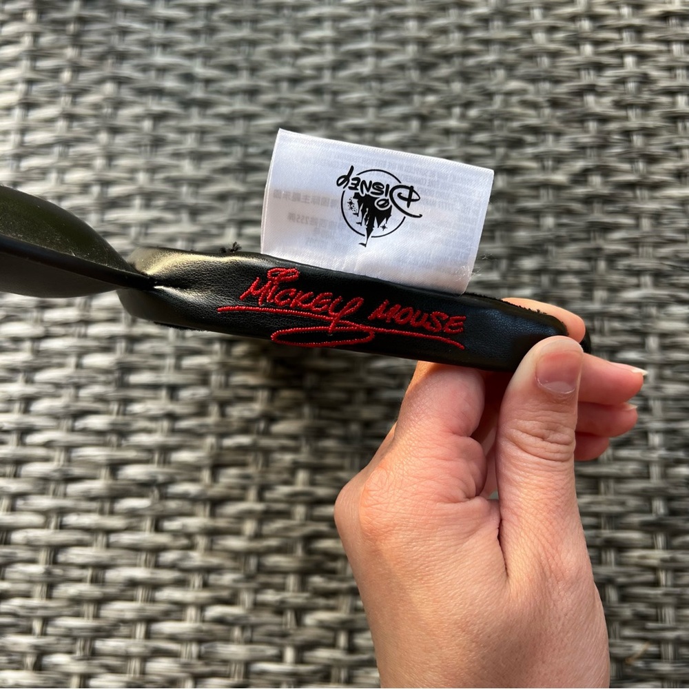 Disney Mickey Mouse Leather Ear Headband